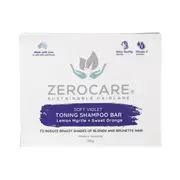 Zerocare Sustainable Haircare Soft Violet Toning Shampoo Bar | Flora & Fauna AU