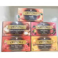 在飛比找蝦皮購物優惠-Twinings唐寧茶包水果茶 四紅果 莓果茶 香甜蜜桃茶（