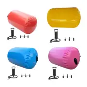 Inflatable Gymnastics Mat Air Roller for Body Coordination Yoga Cheerleading