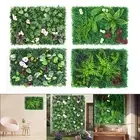 Artificial Hedge Panels Artificial Plant Wall Lifelike Texture UV Protected