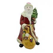 Villeroy Boch Toy's Fantasy Christmas Santa Cookie Jar Canister 9.75" In Box