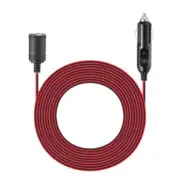 12V 24V Extension Cord Car Cigarette Socket Plug Power Adapter with