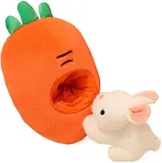 Carrot Bunny Plush - Soft Cute Bunny Carrot Plush - Comfort Animal Dolls and Pillow for Kids Adults Teens Boys Toddler Family Birthday Sleep Nursery Party Decor