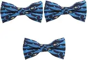 [LIFKOME] 3pcs Bow Ties for Kids Boys Floral Bow Tie Handmade Unique Pattern Adjustable Bowties Men's