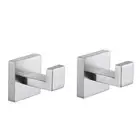 Towel Coat Hooks Bathroom Clothes Garage Hotel Cabinet Closet Sponges Robe Ho...