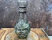 Sculpture Statue Antiques Collectables，Retro European Style Resin Decorative Bottle Moon Bottle Butterfly Bottle Pendant Props Photography Crafts Home Decorations (Color : B) (Color : D)