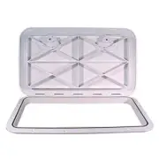 Beckson 14" x 24" Flush Hatch White - ASA Material - Acrylonitrile Styrene Acryl