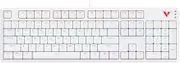Rapoo V500Pro Full-Size Mechanical Gaming Keyboard, 104 Keys Anti-Ghosting, Customizable Rainbow RGB Backlit, Multimedia Hotkeys, Removable Top Case, USB-C to USB-A, Heavy Duty(Brown Switch WH)
