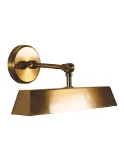 [Oriel Lighting] Loxby Metal Wall Light Satin Brass in Gold
