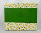 Kate Spade Lemons 4 Piece Queen Sheet Set 100% Cotton Percale New