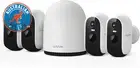 Outdoor Security Camera Wireless, 4-Cams Kit, 2K Home Security System with Base
