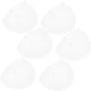 TEHAUX 6pcs Bird's Nest Shaper Honeycomb Mold Tray Mold Cubilose Shaper Cubilose Shaping Tool Cubilose DIY Cubilose Mould Cubilose Molds Cubilose Mold for Home Pp Material White
