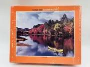 Vintage Sealed Whitman Guild 300 Jigsaw Puzzle ‘Old Town Angler’ USA