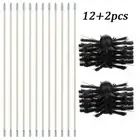 Heavy Duty Rotary Sweep Kit for Chimney Cleaning 12x Rods and Brush Head Set