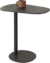 Middai Living Room Side Tables, Stylish Metal Coffee Side Table Bedside Snack Tables, H: 20/25", Various of Colors(Size:63CM,Color:E)