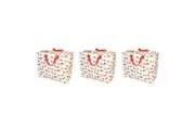 3x Rex London Jumbo Storage Bag Organiser w Zip Closure 58x48cm Sausage Dog