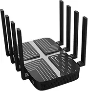 [Zbtlink] AX3000 Cat9 4G LTE Router with Dual SIM Card Slot Unlocked, MU-MIMO Dual Band WiFi 6 Cellular Router with 5 Gigabit WAN/LAN Ports and USB 3.0, 8 x 5dBi Antennas, Easy MESH, Secure & Easy Setup