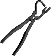Fulasun Exhaust Plier Exhaust Hanger Bracket Removal Tool Universal Iron Pipe Plier Automotive Exhaust Pipe Removal Pliers Separates Rubber Bracket and Exhaust Hanger Tool for Car Truck (Black)