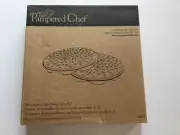 The Pampered Chef Microwave Chip Maker Set of 2 NEW in Box #1241