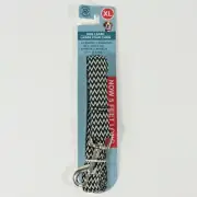 Greenbrier Kennel Club Extra-Large Dog Leash 60 in (5 Ft) x 1 in B&W Herringbone