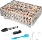 Smoker Tray 12 Hours Pellet Maze Smoker Tray Grill Smoker Box Hot Cold Smoking