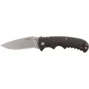 COAST 21484 DX318 Double Lock Stainless Steel Folding Knife, Serrated Blade