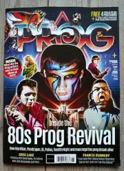 2024 80s PROG REVIVAL Mag Free 4 Postcards PROG +21 Track Download GREG LAKE IQ