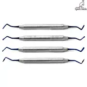Dental Composite Blue Tips Hollow Handle Restorative Amalgam Filling Instruments