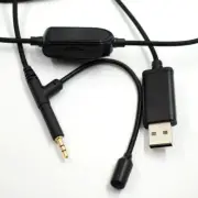 Audio Cable with Mic For AKG Y45 Y50 Y55 Y40 BOSE QC35II QC45 QC35 Headphones