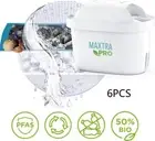 6PCS Filter Replacement Cartridges Brita Pitcher & Dispenser Filter Refills