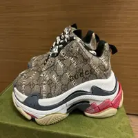 在飛比找PopChill優惠-[二手] Balenciaga x Gucci triple