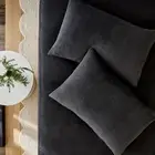 MyHouse Cosy Cuddle Fitted Sheet Set - Charcoal - King Single