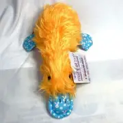 Multipet Duckworth Dog Toy Squeaky Spring Bunny Print Toss Fetch Cuddle 12 inch