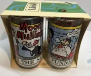Very Rare Veg. Libby 1976 THE SUNDAY FUNNIES 4 Pc Tumbler Set Moon Mullins NEW!