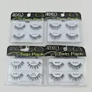 8 Pairs ARDELL False Eyelashes Fake Lashes Wispies 120 Demi 601 Black Authentic