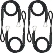 Bungee Dock Lines Shock Bungee Docking Rope Stretchable Mooring Rope with Stainl