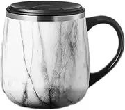 Personalised Beer Mugs Tankards,Beer Mugs,Beer Steins, Hot Water Cup Coffee Mug,Stainless Steel Mug Insulation Cup Men's and Women's Tea Cup with Lid Double-Layer Coffee Cup Office Water Cup (Blue) (C