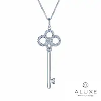 在飛比找Yahoo奇摩購物中心優惠-ALUXE 亞立詩 18K金 鑽石項鍊 幸運之鑰 鑰匙 NN