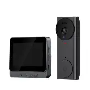 "M17S Video Doorbell 4.3"" Screen Infrared Night Vision Two-Way Audio 256GB Support Wireless Home Security Camera"