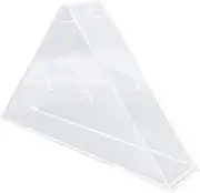 Acrylic Flag Case Clear Veteran Memorial Display Triangular Dust Proof Magnetic Wall Hanging Storage Military Box (LIZEALUCKYWD1KP-11)