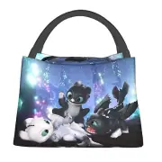 How To Train Your Dragon Insulated Lunch Bag Baby Toothless HTTYD Light Fury NEW