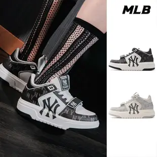 MLB 牛仔丹寧 老爹鞋 學長鞋 Chunky Liner系列 紐約洋基隊(3ASXCDN3N-兩款任選)【官方旗艦店】