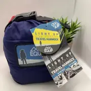EQUIP NEW Battery Powered LED Illuminated Travel Hammock KIT BLUE/RED 400lb.