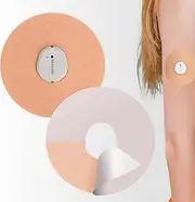 20 PCS Adhesive Patches for Dexcom G7, Waterproof Dexcom G7 Overpatch for 10-14Day Long Stay, Pre-Cut Back Paper CGM Tape by Leng Ke (Skin)