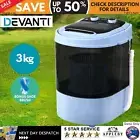 3KG Mini Portable Washing Machine Spin Dry Shoes Clothes Travel Camping Caravan