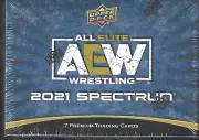 2021 All Elite Wrestling AEW Spectrum Trading Cards Sealed Box 1 auto 1 relic UD