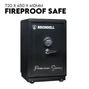 Dual Key Lock Safe Safety Box Security Code Lock Box Fire Proof Heavy Duty 80L