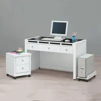 在飛比找momo購物網優惠-【MUNA 家居】奧斯本4尺書桌/共兩色/含活動櫃/不含主機