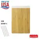 美國原裝進口【Architec】 樂高風竹木砧板(小) -復古白 GBCB12W 天然竹木材質，現代簡潔，不傷刀具