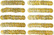 ONLYKXY 1-100 Number Colorful Tough Aluminum Metal Numbered Marking Identification Hang Tags Luggage Labels ID Tag with Split Rings for Organized Coded Key Box Cabinet System Identifier (Yellow)